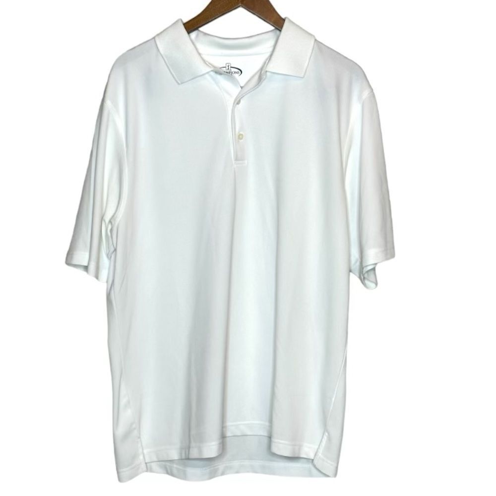 Champions Tour White Polo Golf Shirt size XL